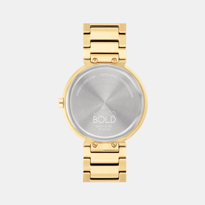 Movado Bold Horizon Women Quartz Brown Dial Analog Stainless Steel Watch 3601220