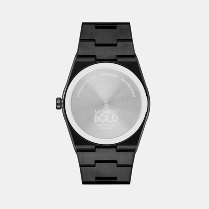 Movado Bold Quest Men Quartz Grey Dial Analog Stainless Steel Watch 3601224