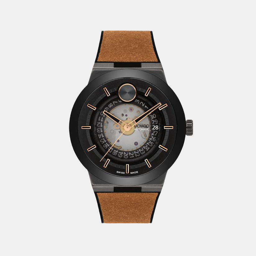 Movado Bold Fusion Men Automatic Grey Dial Analog Rubber Watch 3601248