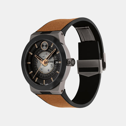 Movado Bold Fusion Men Automatic Grey Dial Analog Rubber Watch 3601248
