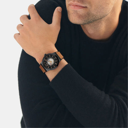 Movado Bold Fusion Men Automatic Grey Dial Analog Rubber Watch 3601248