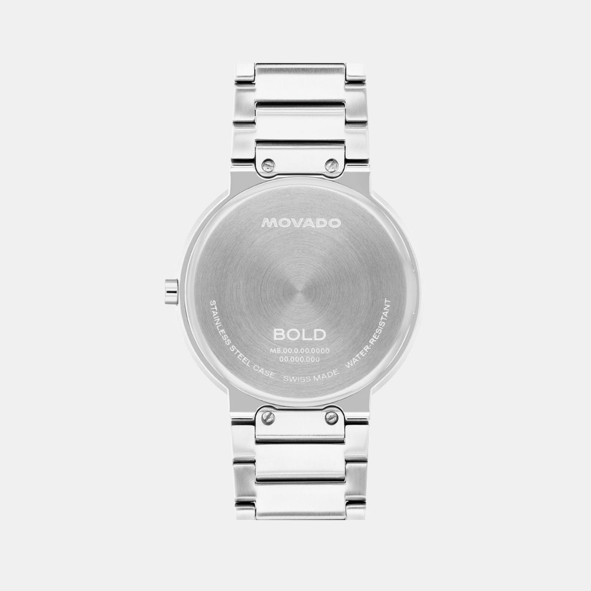 Movado Bold Horizon Men Quartz Brown Dial Analog Stainless Steel Watch 3601267