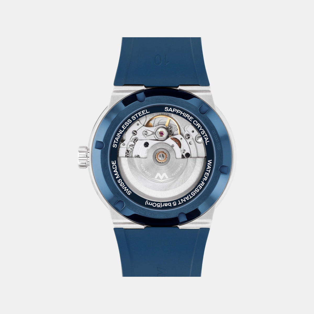 Movado Bold Fusion Men Automatic Blue Dial Analog Ceramic Watch 3601276
