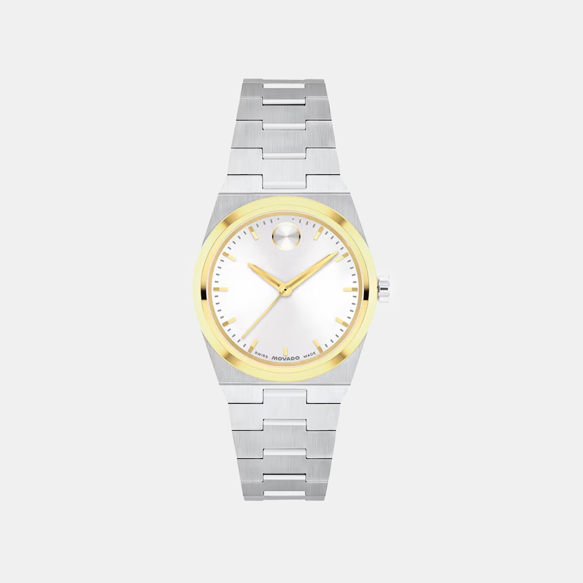 Movado Bold Quest Women Quartz White Dial Analog Stainless Steel Watch 3601291
