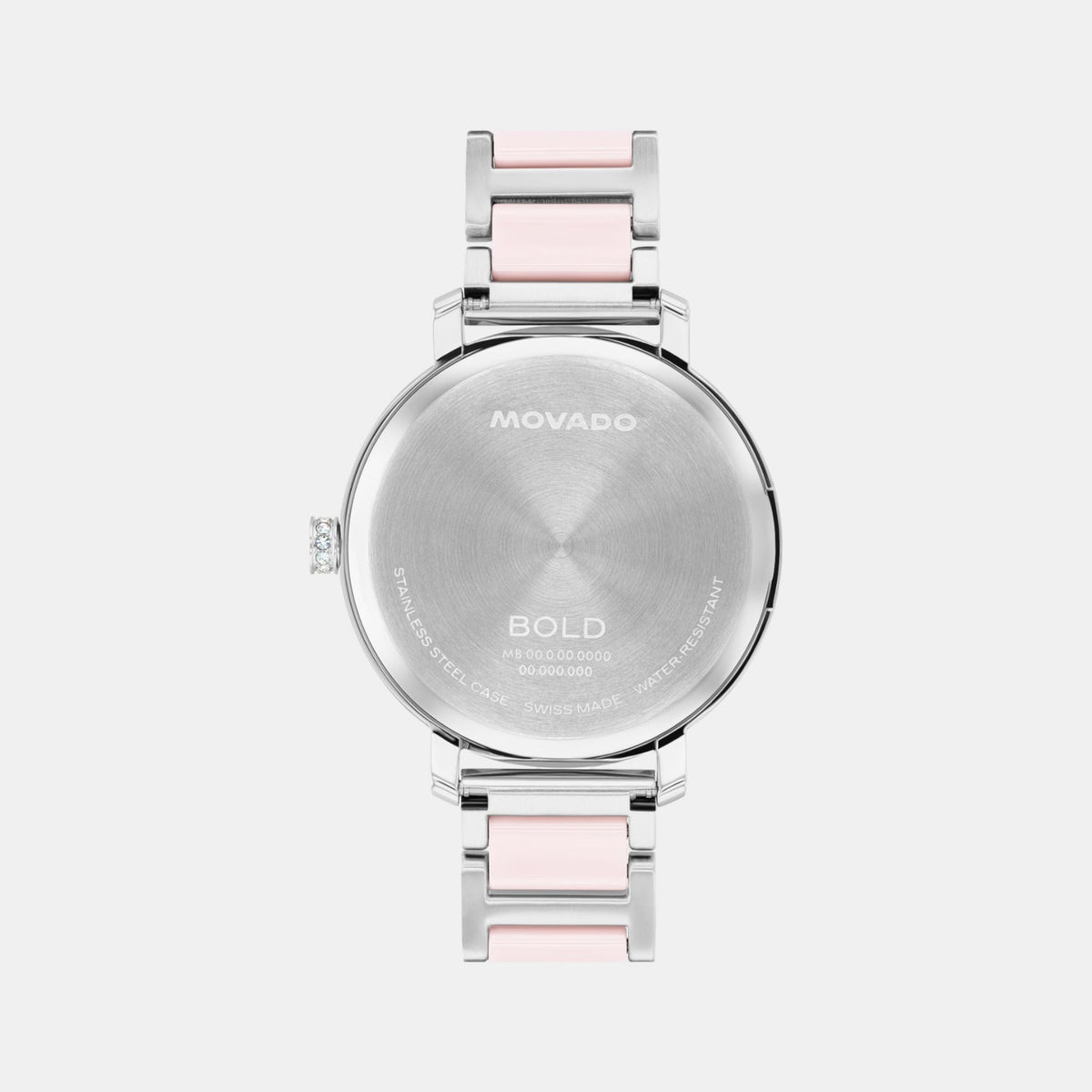 Movado Bold Evolution Women Quartz Silver Dial Analog Stainless Steel Watch 3601300