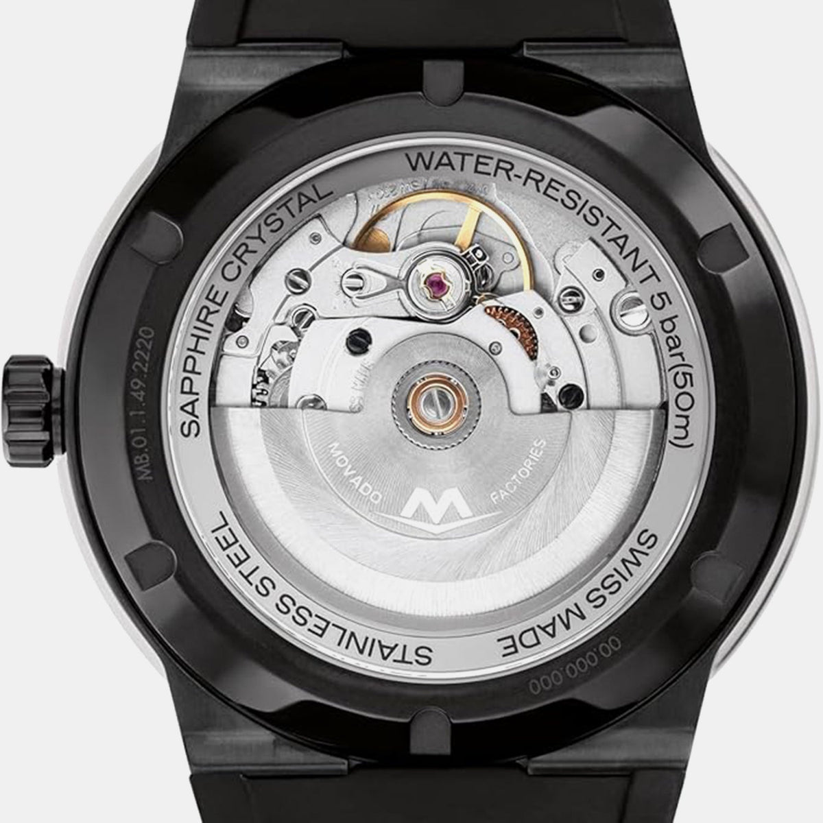 Movado Bold Fusion Men Automatic Black Dial Analog Ceramic Watch 3601303
