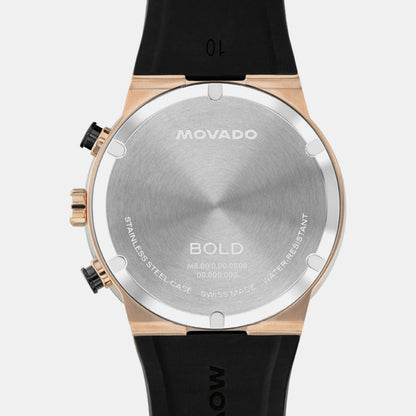 Movado Bold Fusion Men Quartz Burgundy Dial Chronograph Ceramic Watch 3601332