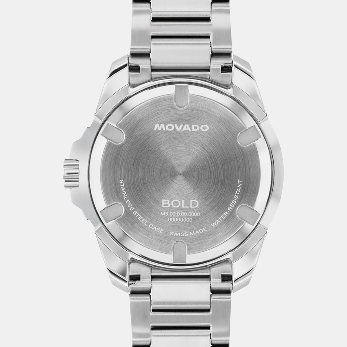 Movado Bold Verso S Men Quartz Green Dial Analog Stainless Steel Watch 3601390