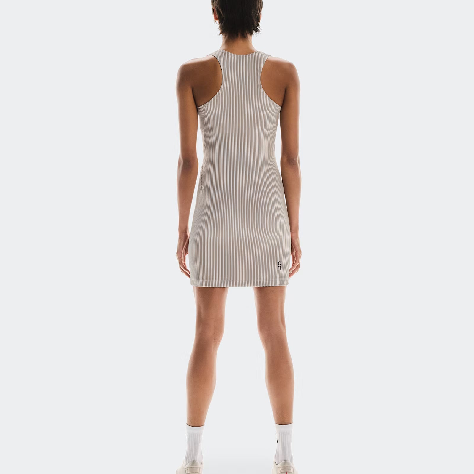 On All-Day Ribbed Dress Desert | White (Women'S)