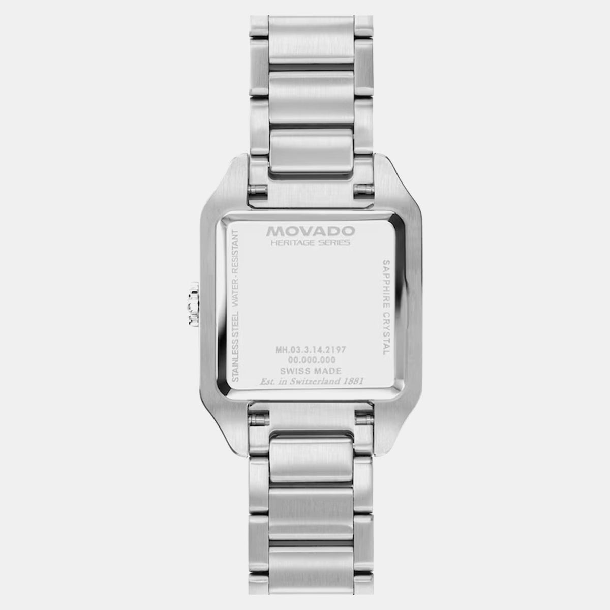 Movado Heritage 1917 Women Quartz Taupe Dial Analog Stainless Steel Watch 3650249