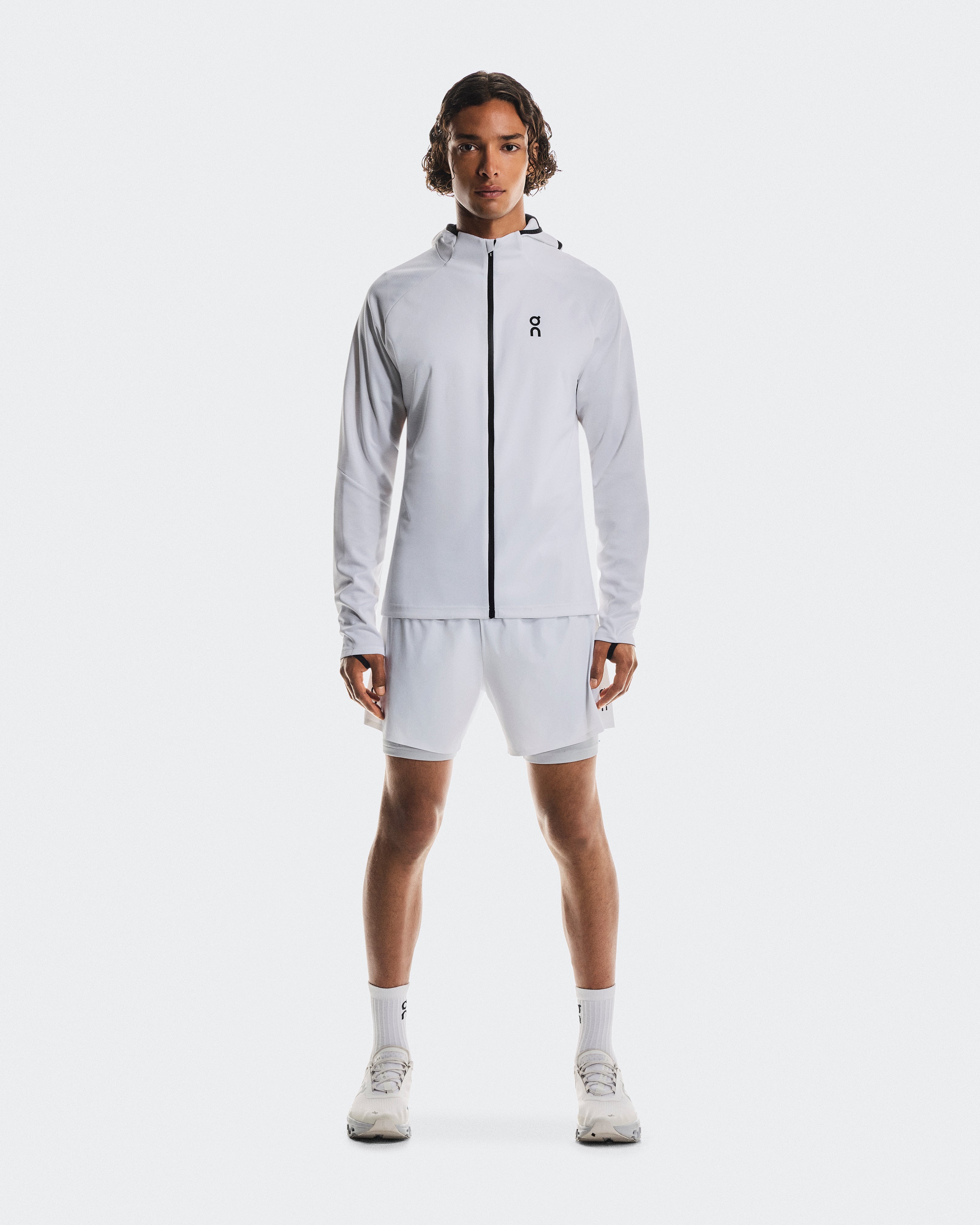On Climate Zip Hoodie White