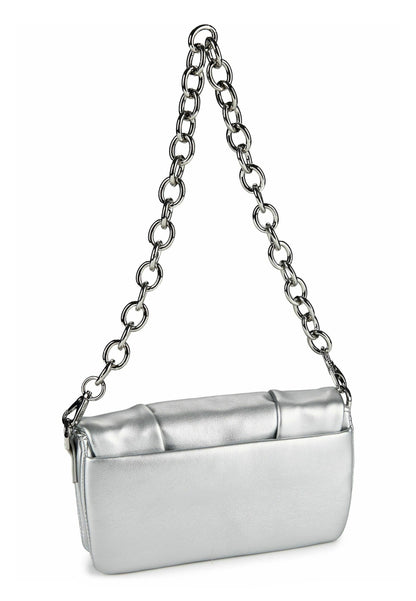 Valentino Bags Katerina Mir Schultertasche 20.5 Cm - Handbag - Argento