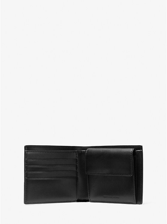 Cooper Graphic Logo Billfold Wallet With Coin Pouch Black-White Black-White