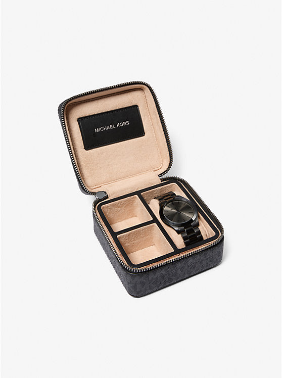 Cooper Logo Watch Travel Case Black Black