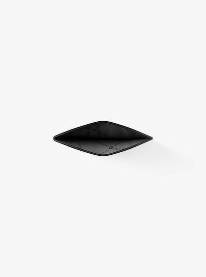 Cooper Striped Signature Logo Card Case Silver Silver