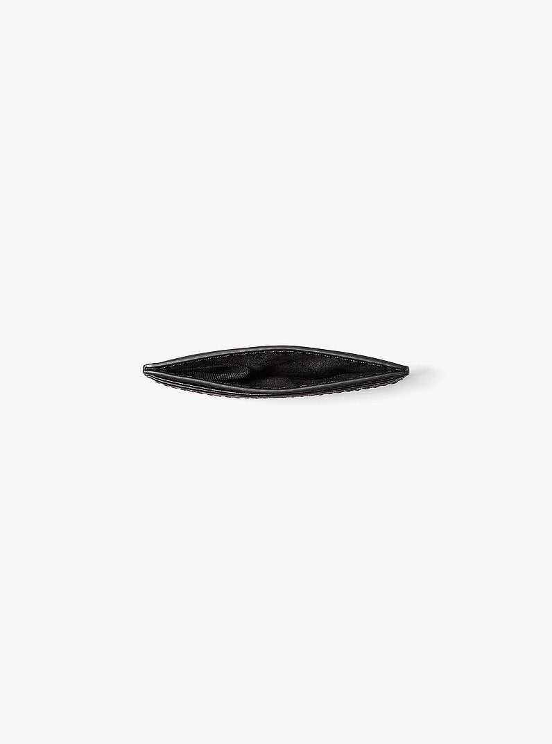 Cooper Plaid Card Case Mushroom Mushroom