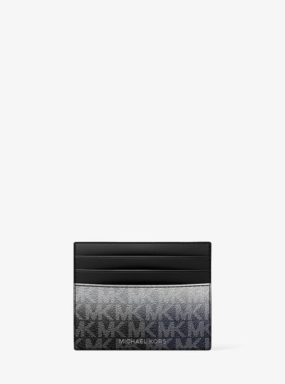 Cooper Ombre Signature Logo Card Case Black Combo Black Combo