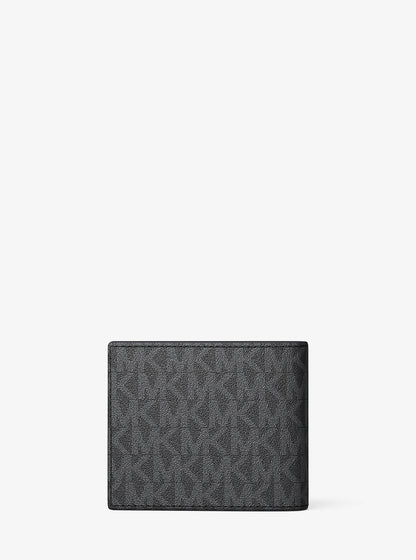 Cooper Embellished Signature Logo Billfold Wallet Black Black