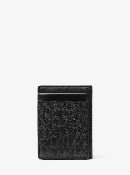 Cooper Signature Logo Bi-Fold Wallet Black Black