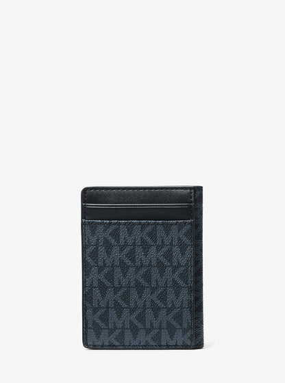 Cooper Signature Logo Bi-Fold Wallet Admrl-Plblue Admrl-Plblue