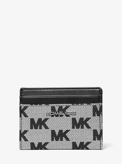 Cooper Logo Jacquard Bi-Fold Wallet Black Black