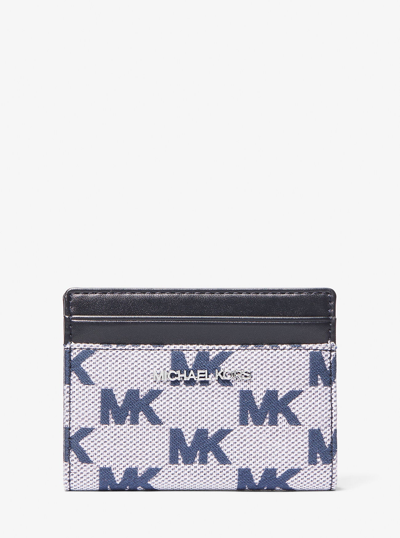 Cooper Logo Jacquard Bi-Fold Wallet Navy Navy