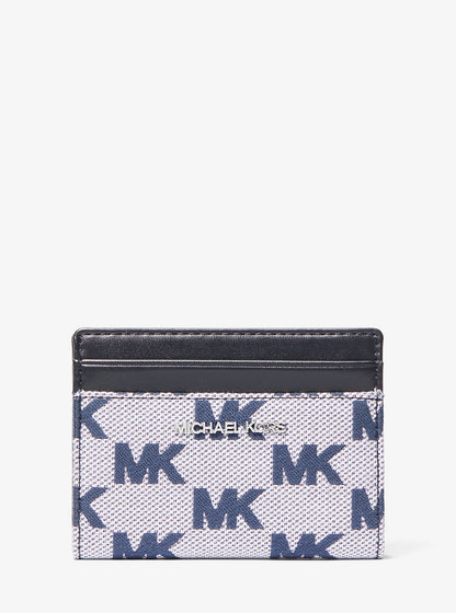 Cooper Logo Jacquard Bi-Fold Wallet Navy Navy