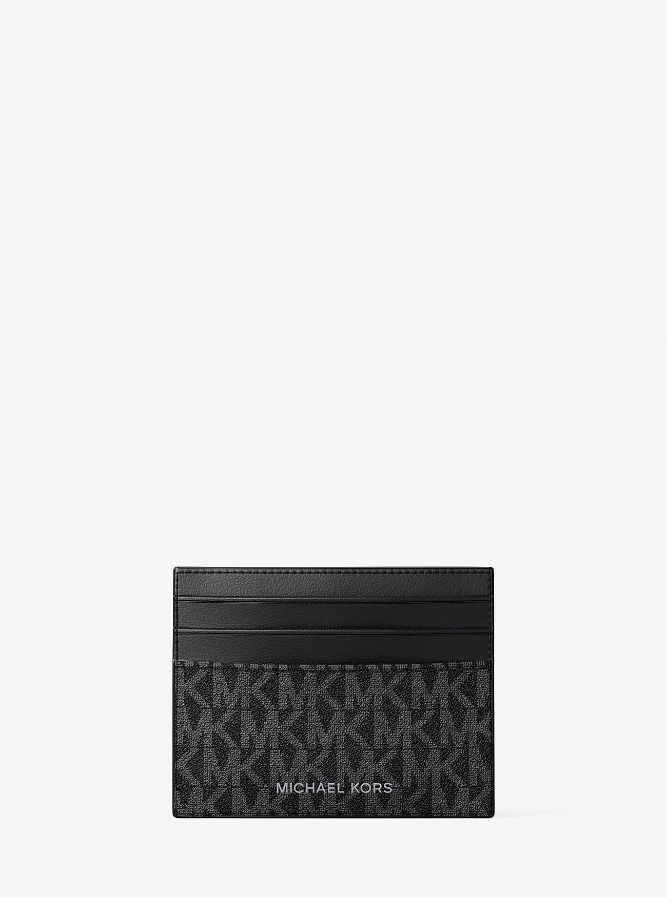 Cooper Signature Logo Card Case Black Black