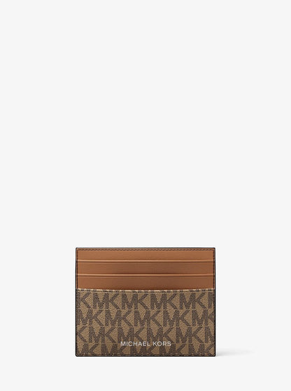 Cooper Signature Logo Card Case Camel Camel