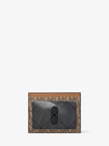Cooper Signature Logo Card Case Camel Camel