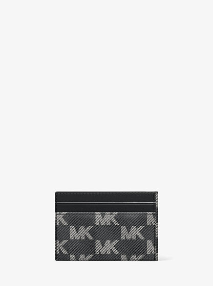 Cooper Medium Logo Jacquard Denim Wallet Black Wash Black Wash