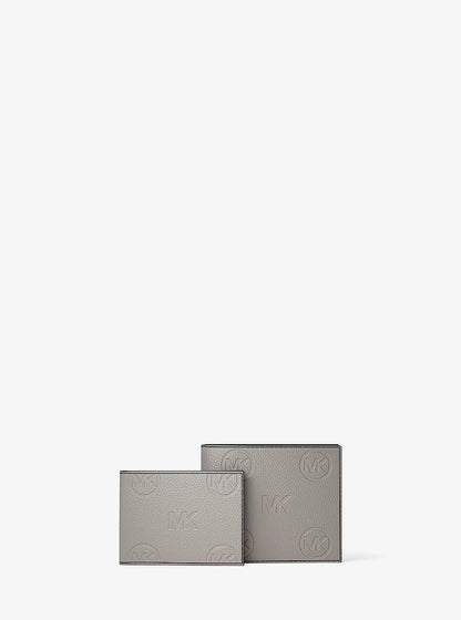 Cooper Logo Debossed Billfold Wallet With Passcase Pearl Grey Pearl Grey
