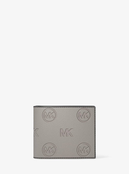 Cooper Logo Debossed Billfold Wallet With Passcase Pearl Grey Pearl Grey