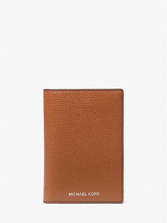 Micheal Kors Pebbled Leather Passport Wallet Luggage