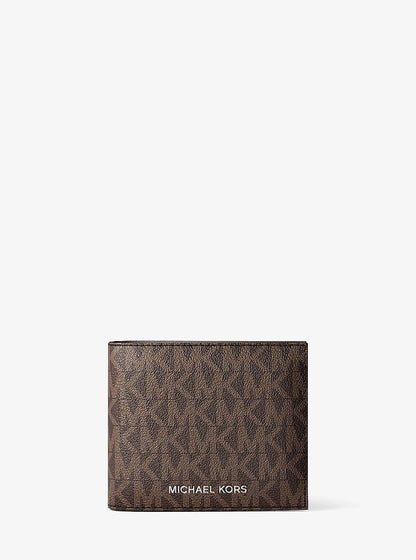 Cooper Logo Billfold Wallet With Coin Pouch Brown-Blk Brown-Blk