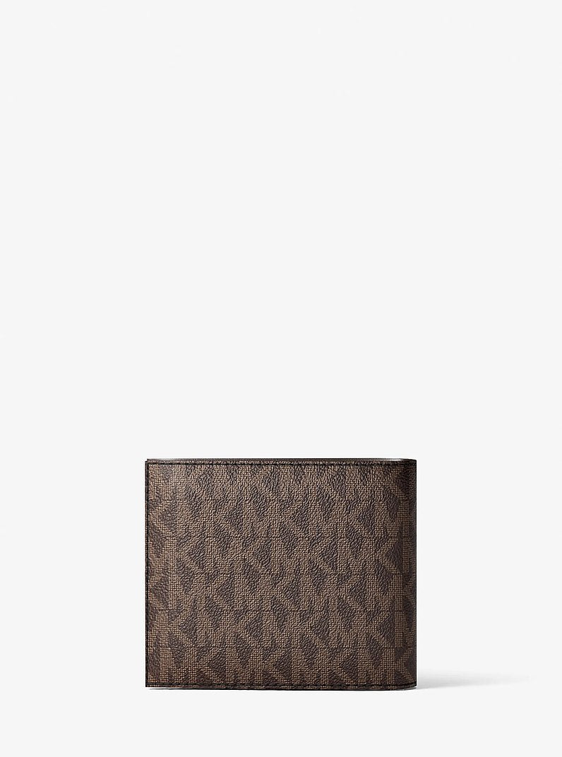 Cooper Logo Billfold Wallet With Coin Pouch Brown-Blk Brown-Blk