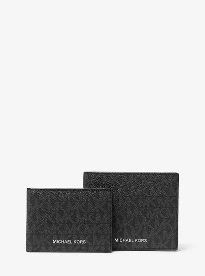 Cooper Logo Billfold Wallet With Passcase Black Black