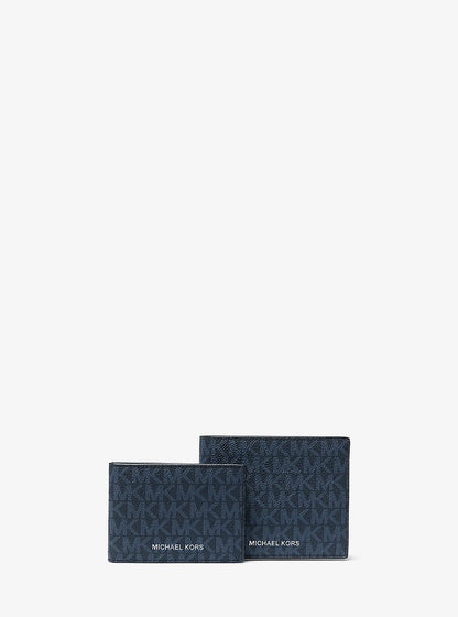 Cooper Logo Billfold Wallet With Passcase Admrl-Plblue Admrl-Plblue