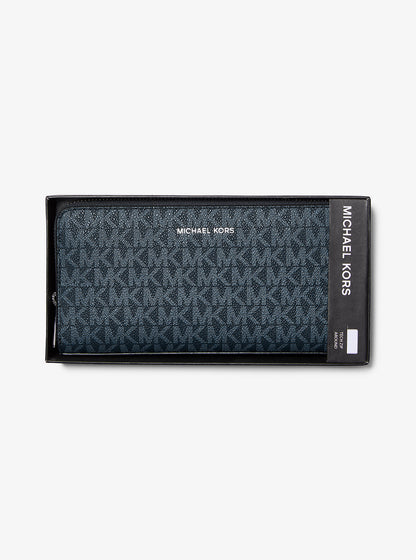 Cooper Logo Zip-Around Wallet Admrl-Plblue Admrl-Plblue