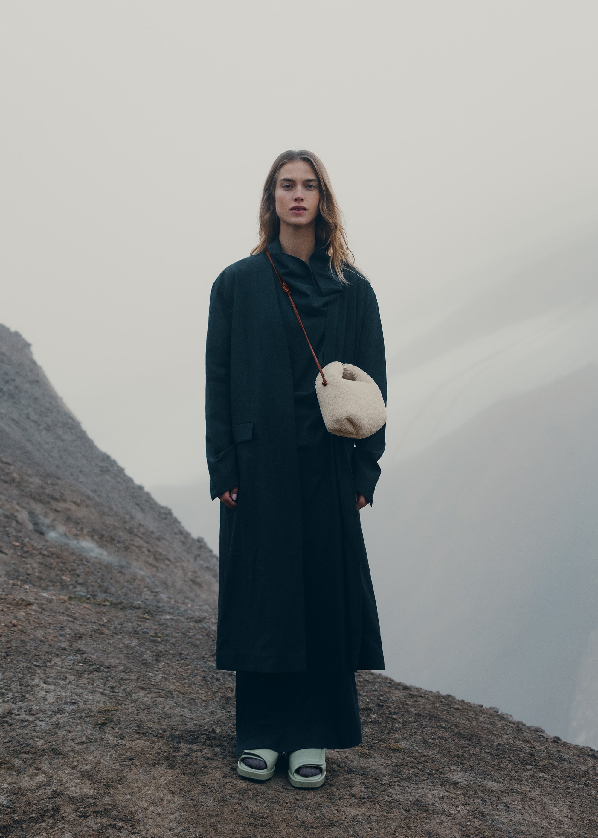 Polene Beri Ecru Shearling