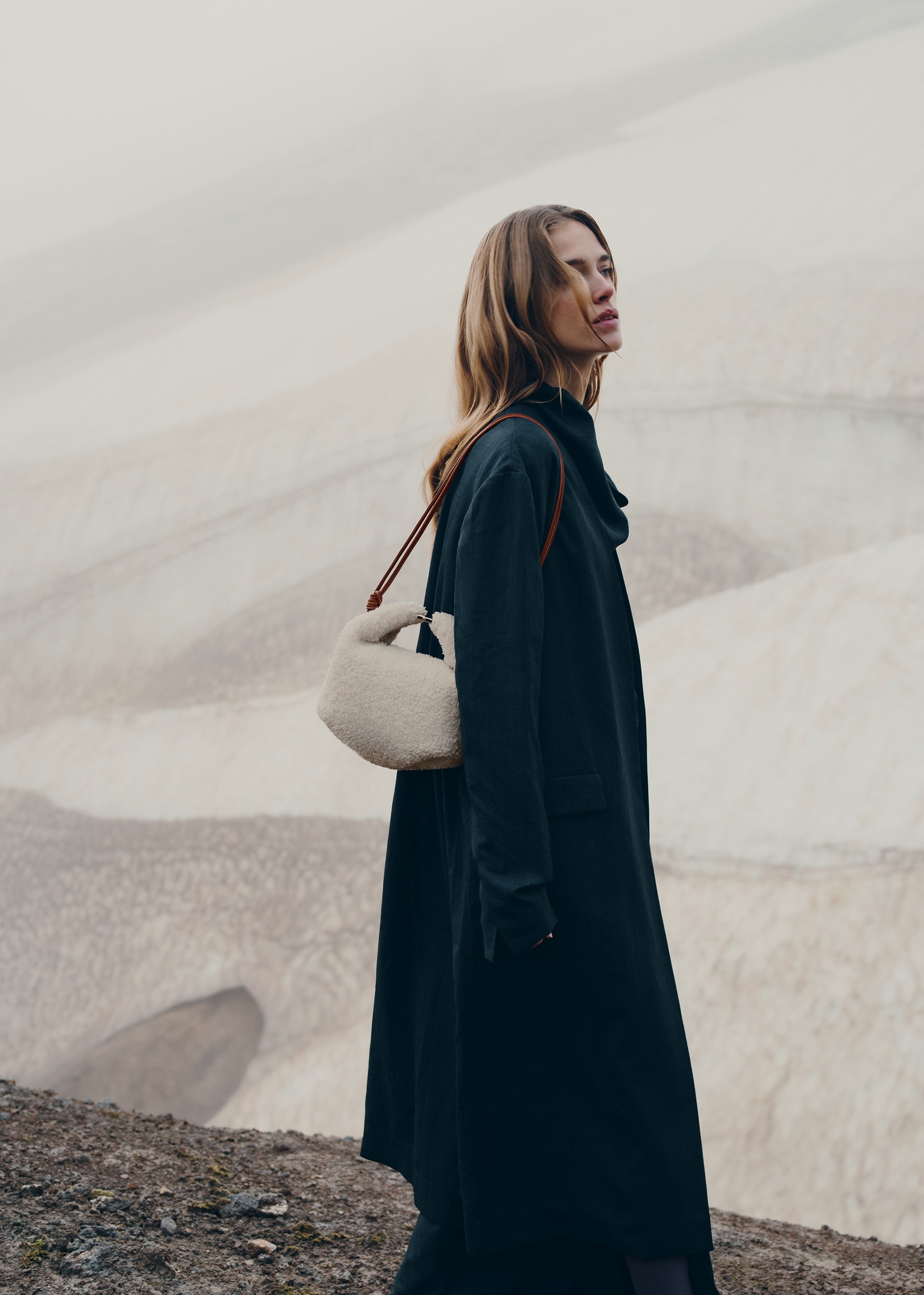 Polene Beri Ecru Shearling