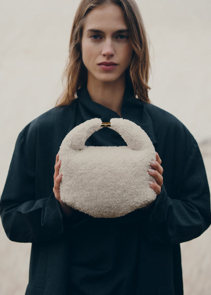 Polene Beri Ecru Shearling