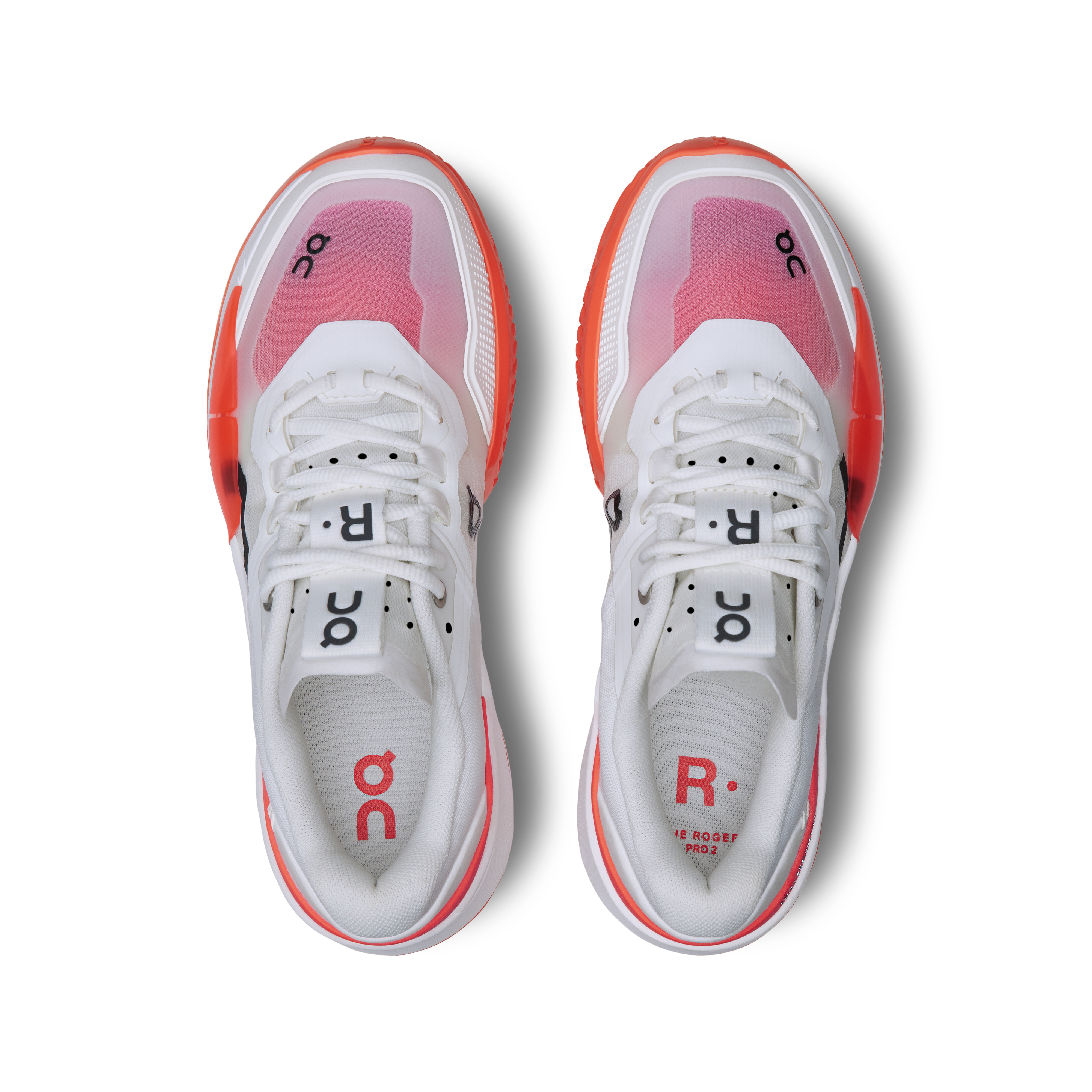on running the roger pro 2 white flame (women's)