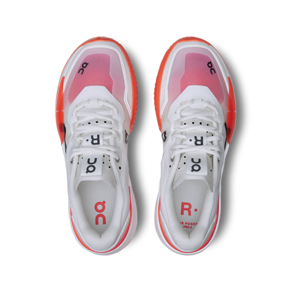 on running the roger pro 2 white flame (women's)