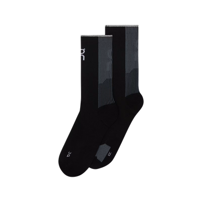 On Performance Run Sock High Black | Eclipse