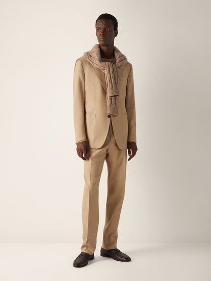 Zegna Beige Oasi Lino Jacket