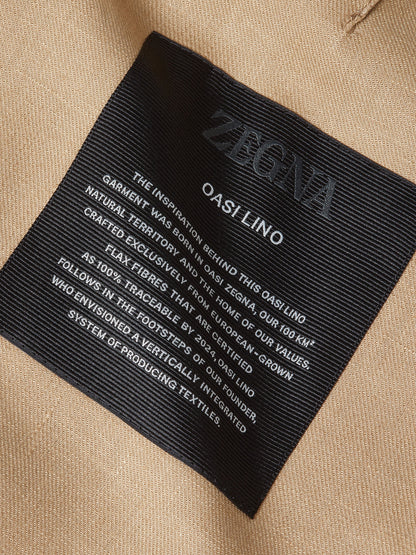 Zegna Beige Oasi Lino Jacket