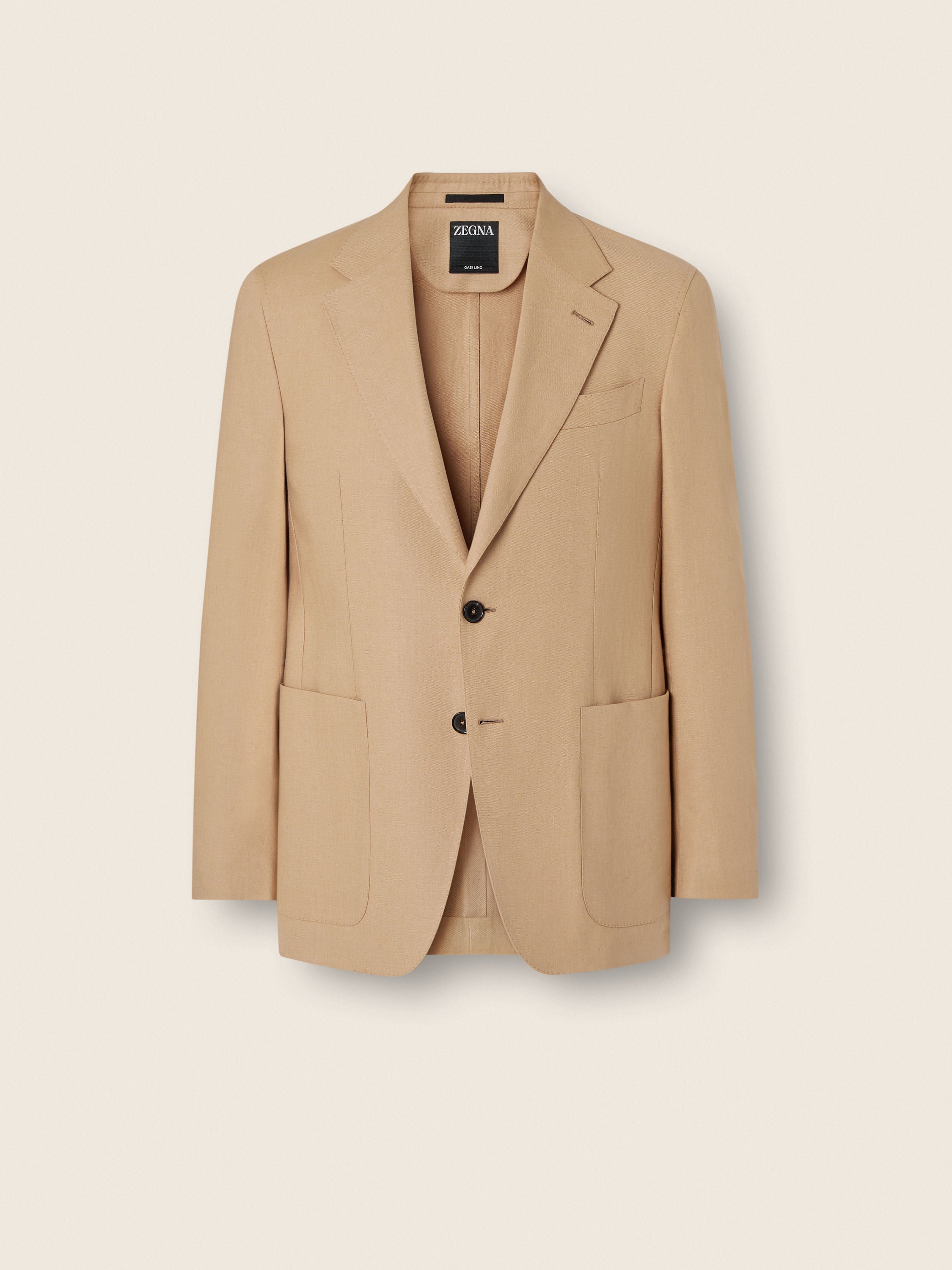 Zegna Beige Oasi Lino Jacket