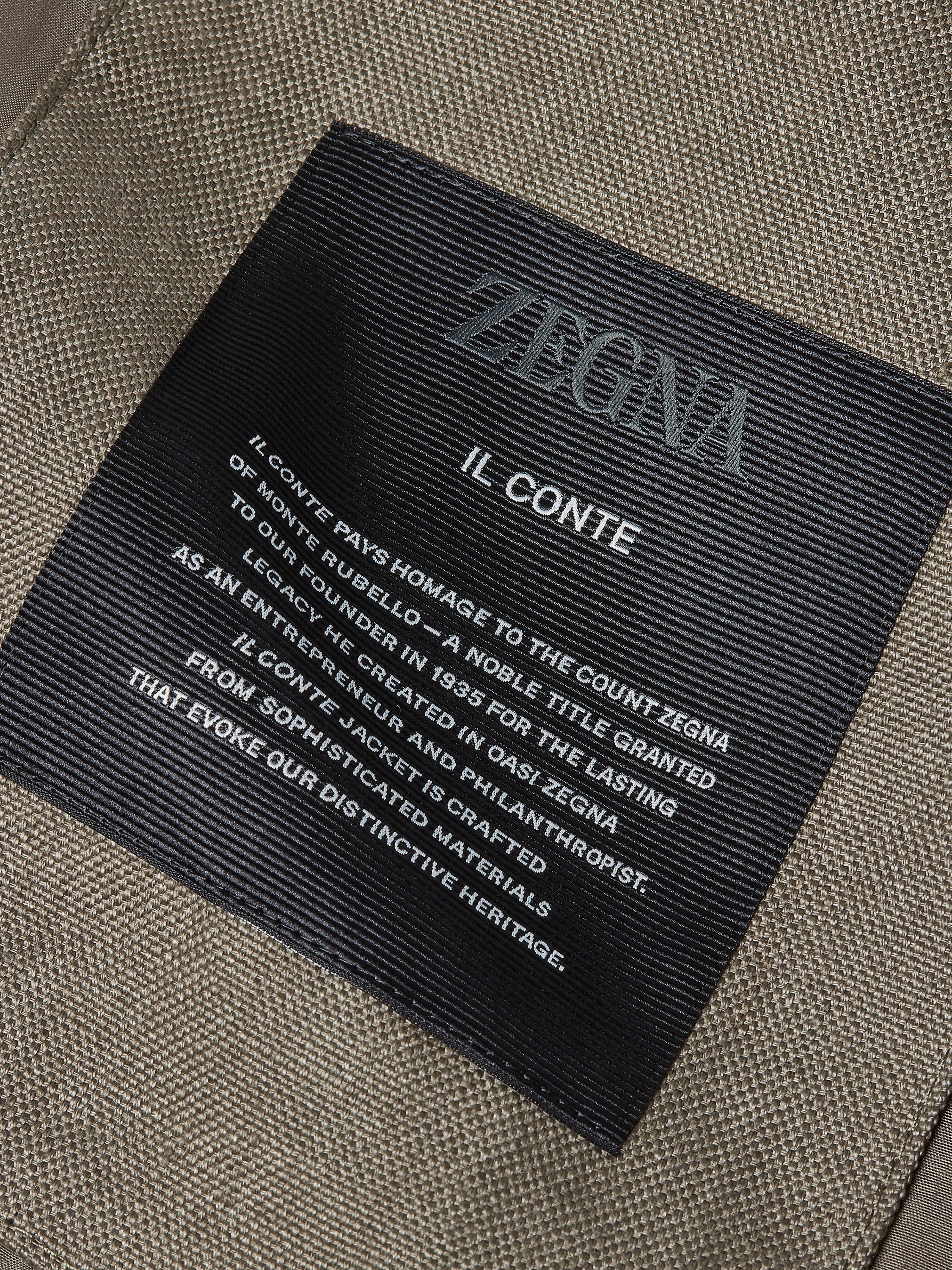 Zegna Oasi Lino Il Conte Jacket