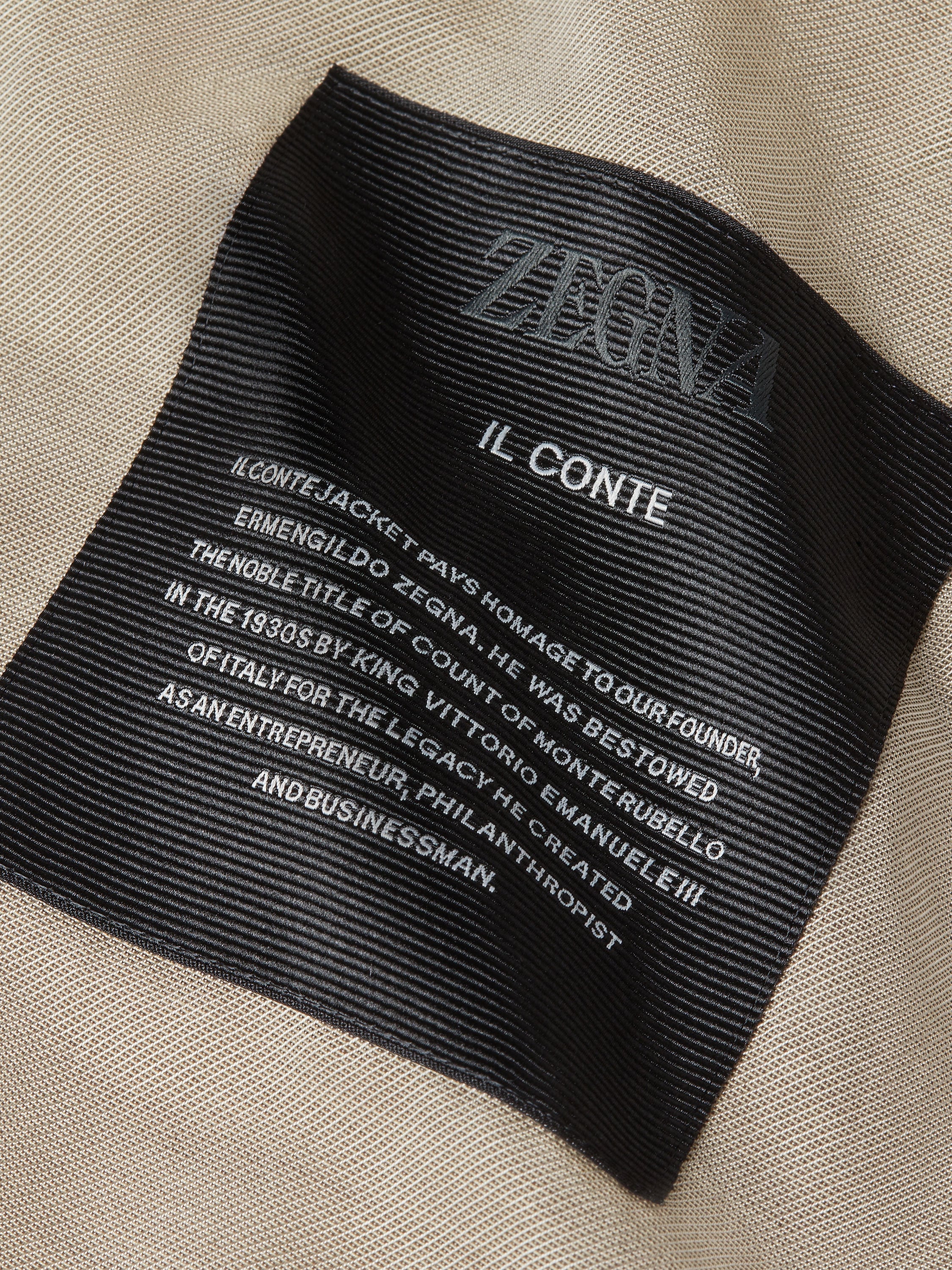 Zegna Oasi Lino Il Conte Jacket